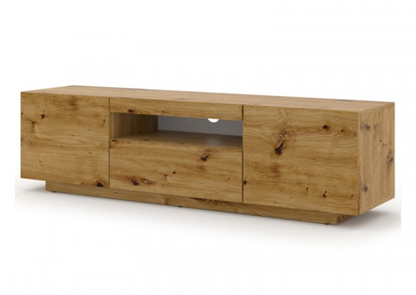 Szafka RTV stojąca AURA 150 w kolorze dąb artisan, bez LED