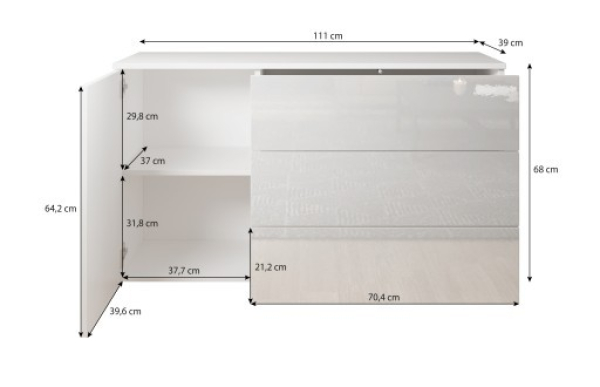 dwudrzwiowa-Komoda-PARIS-110-cm-szuflady-polki-Marka-Bratex (2)